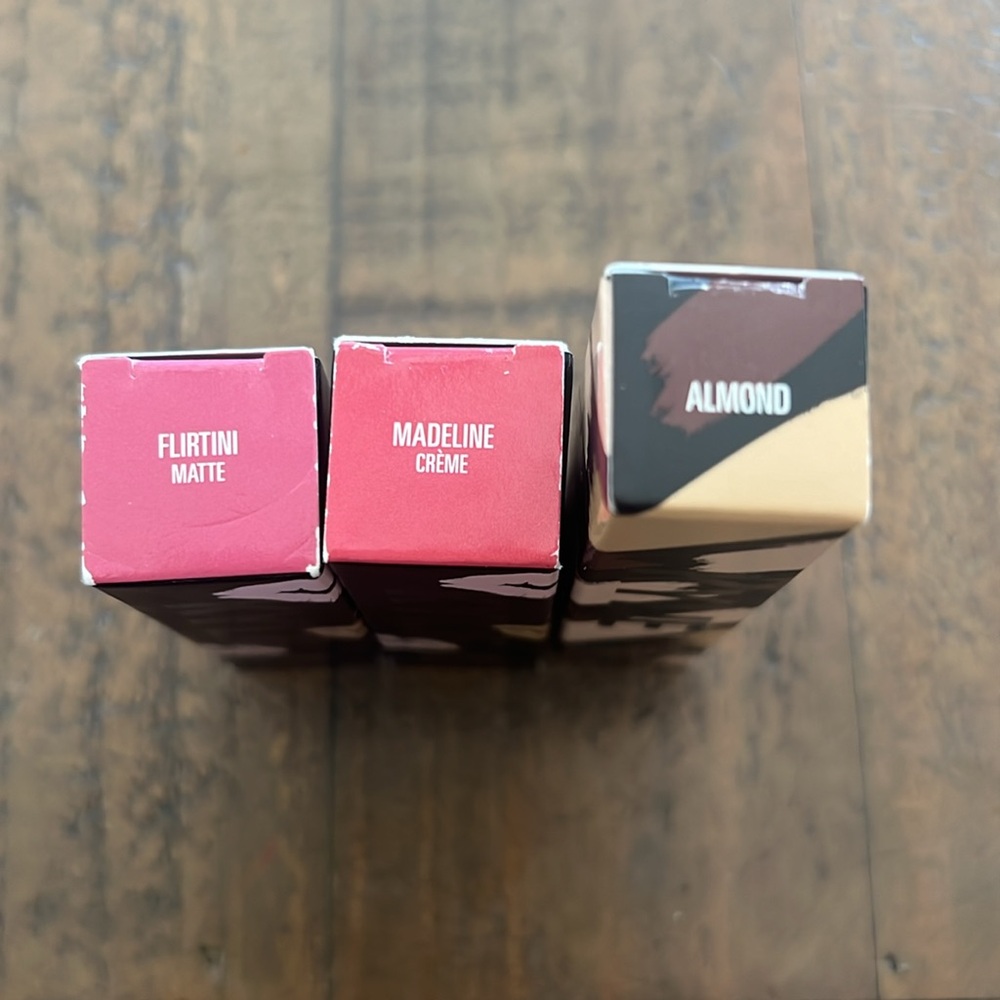 NEW Kylie Jenner cosmetics 2 lipsticks 1 concealer. Madeline - Flitini - Almond - Picture 3 of 9